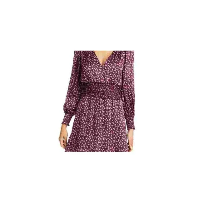 Leyden Women's Smocked Cowl-Back Dress Pink Size X-Small