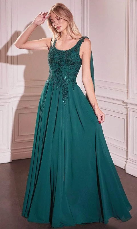 Cinderella Divine CDS509 - A-Line Chiffon Evening Gown