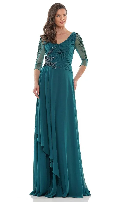 Marsoni by Colors - MV1135 Fitted A-Line Evening Dress