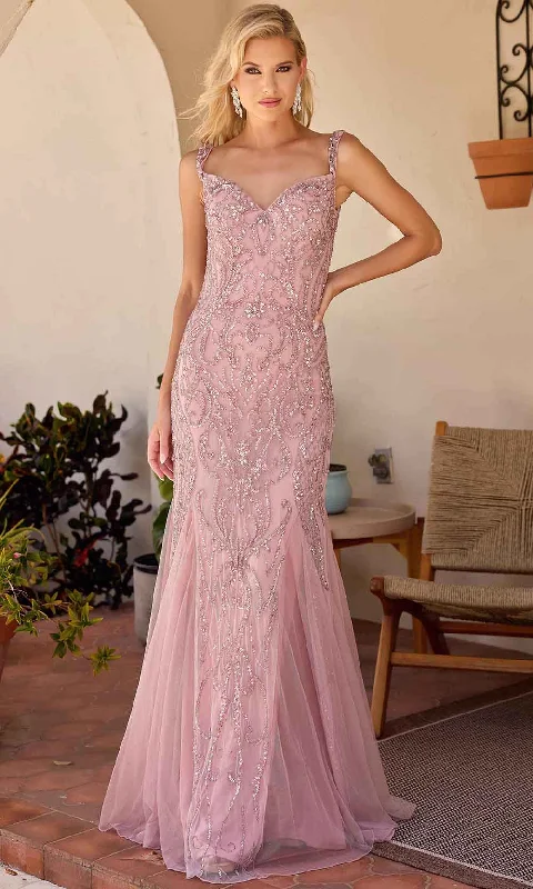 Primavera Couture 13143 - Embellished Mermaid Evening Dress